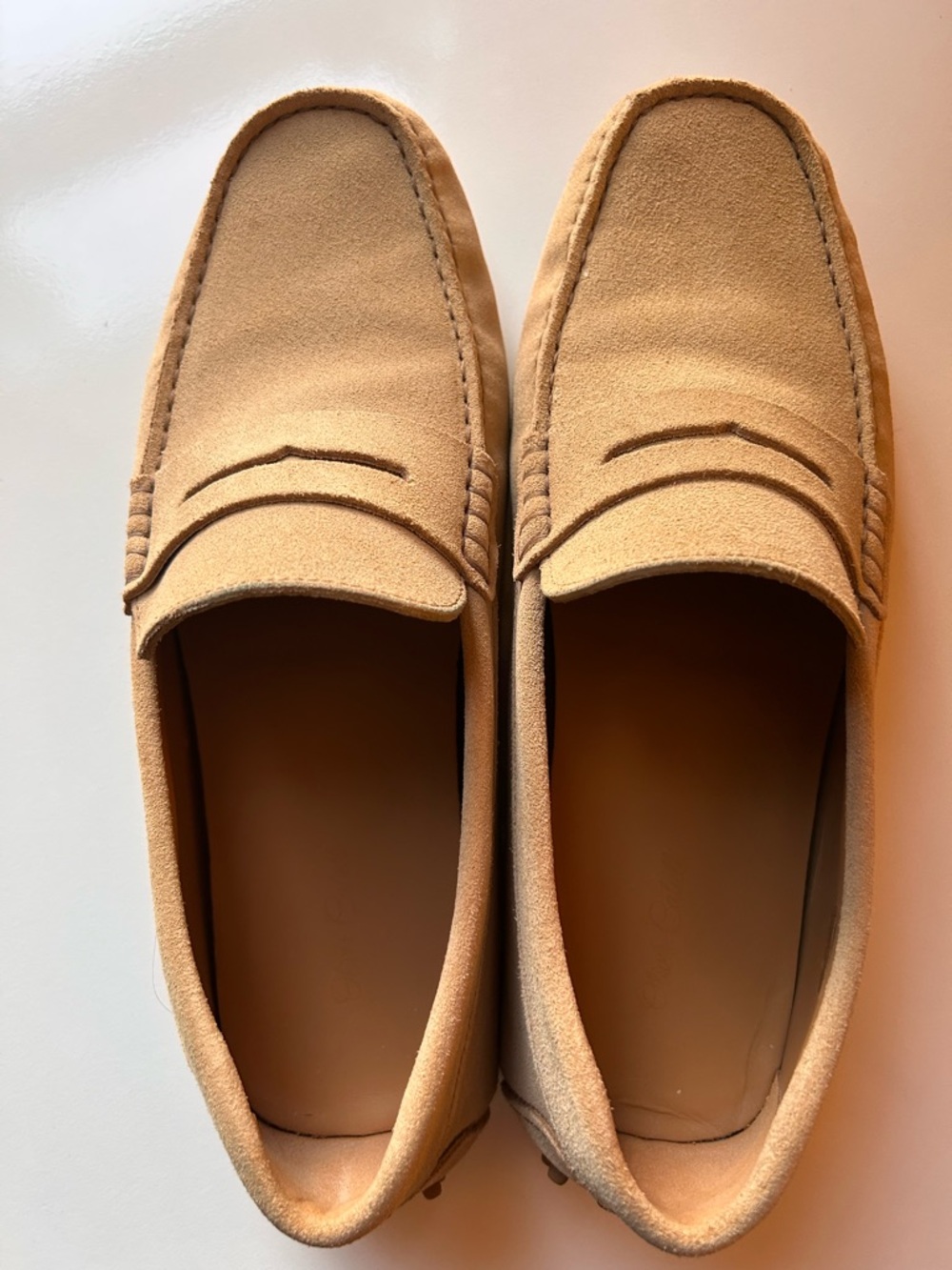 Oliver Cabell Women's Suede Driver in Sand